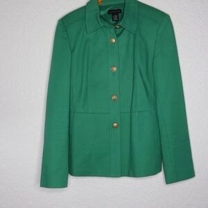 Very Classy Rafaella Women's Green Blazer Jacket. Size 8